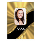 Gold look photo template (Front)