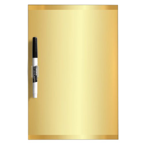 Gold Look Template Background Elegant Modern Dry Erase Board