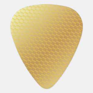 Gold Look Template Elegant Glamour Trendy Guitar Pick