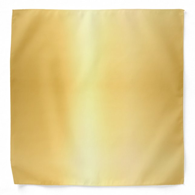 Gold Look Template Elegant Trendy Glamorous Bandana (Front)