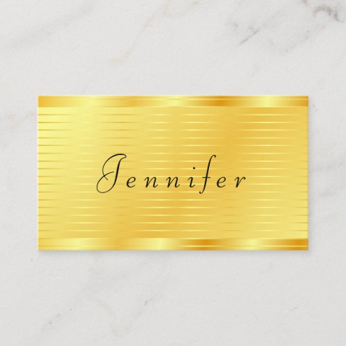 Gold Look Template Professional Modern Elegant Business Card