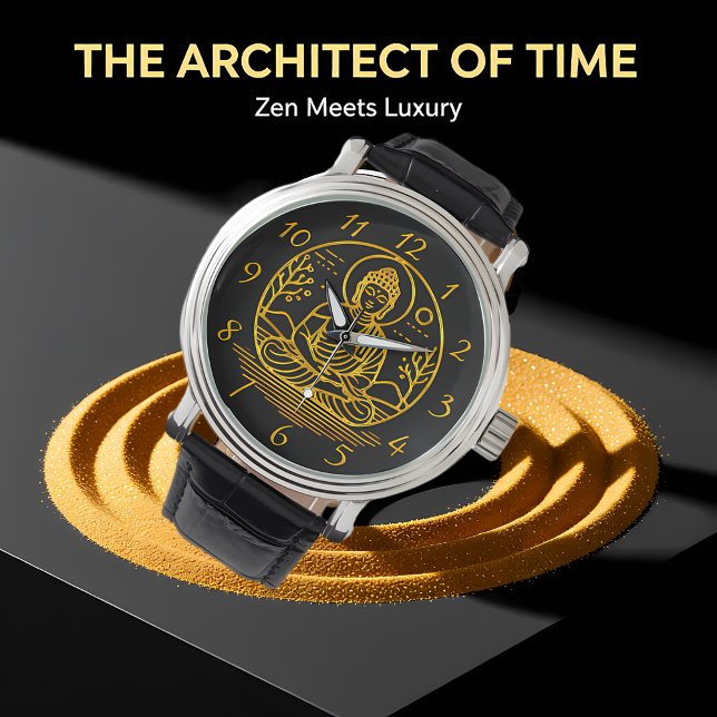 Gold Looking Buddha Seated in Serene Meditation Watch (Creator Uploaded)