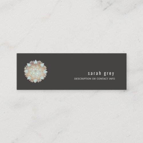 Gold Lotus Calling Card Business Card