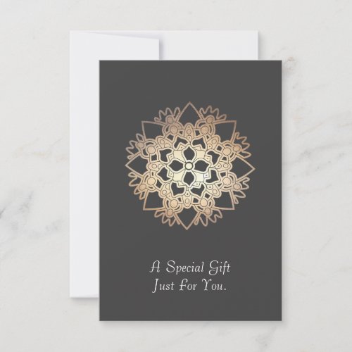 Gold Lotus Healing Arts Gift Card or Announcement