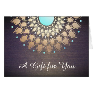 Gold Lotus Natural Health Gift Certificate Cards