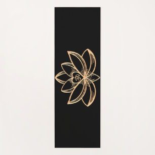 Gold Lotus Yoga Mat