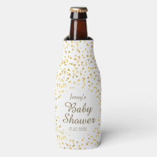Gold Love Hearts Baby Shower / Sprinkle / Couples Bottle Cooler
