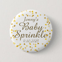 Gold Love Hearts Baby Sprinkle / Shower / Couples