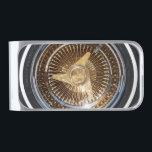 Gold Lowrider Wire Wheels Money Clip<br><div class="desc">Gold low rider wire wheels/rims money clip.</div>