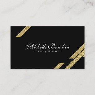 Gold Luster Polygons 3 Business Card