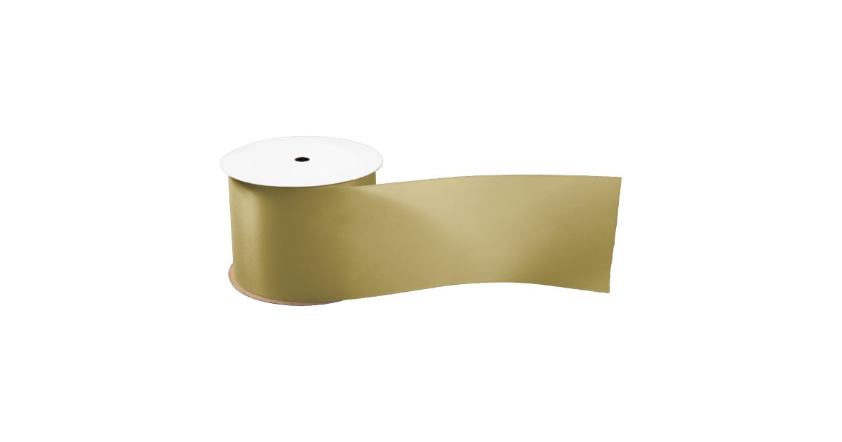 Gold Lustre Satin Ribbon | Zazzle