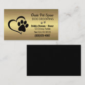 paw print custom business card template | Zazzle