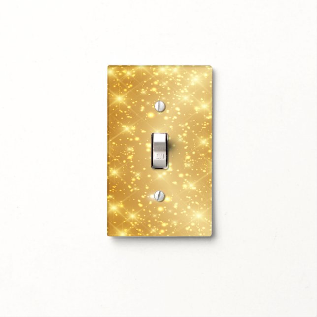 Gold Luxury Light Switch Cover (In Situ)