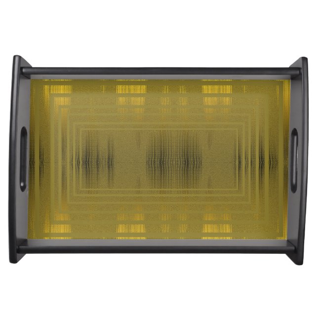 Gold Luxury Serving Tray (Front)