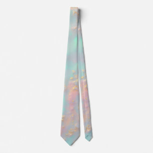Gold Luxury Trendy Blush Pink Mint Collection Neck Tie