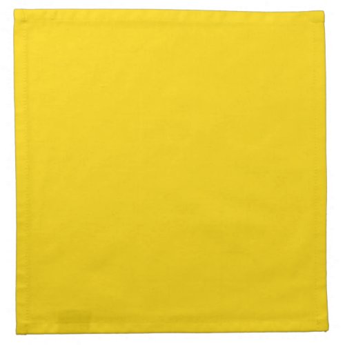 Gold Maize Yellow Solid Trend Color Background Cloth Napkin