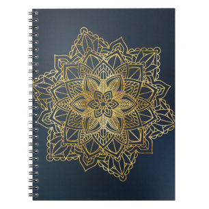 Gold Mandala Notebook