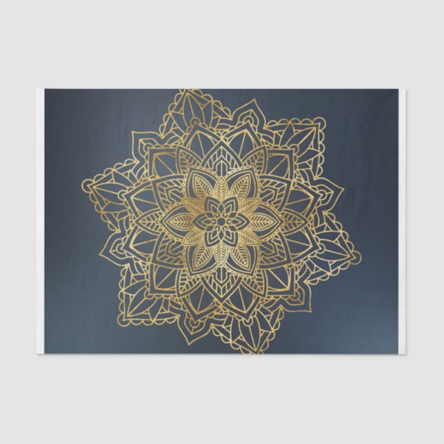 Gold Mandala Tissue Paper (Front)