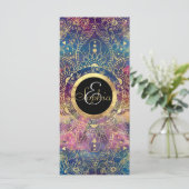 Gold Mandala Watercolor Colorful Nebula (Standing Front)