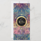 Gold Mandala Watercolor Colorful Nebula (Front)