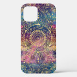 Gold Mandala Watercolor Colorful Nebula Iphone 12 Pro Case at Zazzle