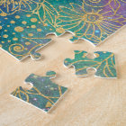 Gold Mandala Watercolor Colorful Nebula