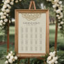 Gold Mandala Wedding Seating Chart