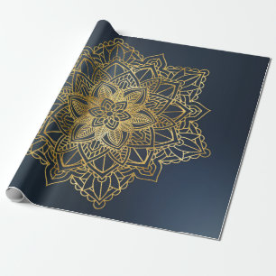 Gold Mandala Wrapping Paper