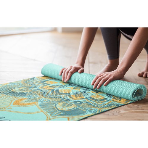Gold Mandala Yoga Mat