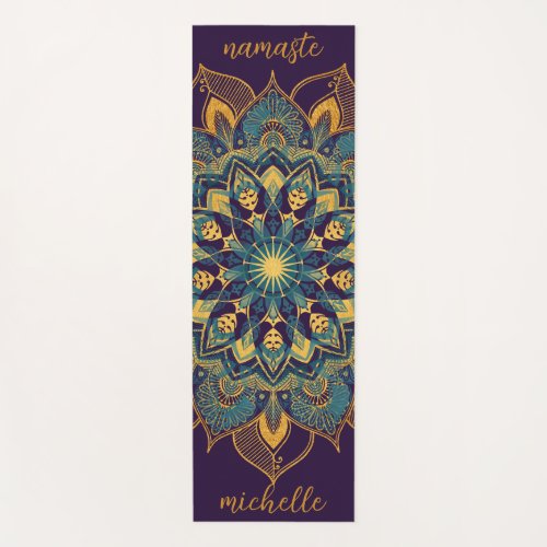 Gold Mandala Yoga Mat