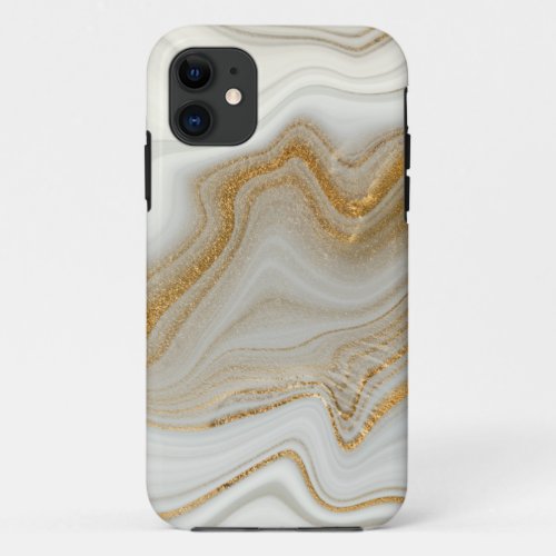 Gold Marble  iPhone 11 Case