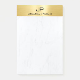 Gold Marble Creative Simple Modern Design Plain Post-it Notes