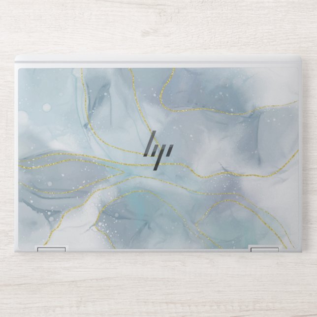 Gold marble EliteBook X360 1030 G2 HP Laptop Skin (Front)