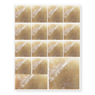 gold marble foil temporary tattoos