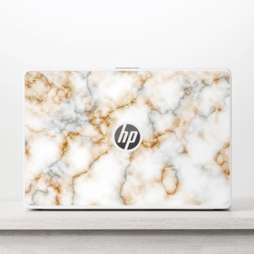 Gold Marble  HP Laptop Skin