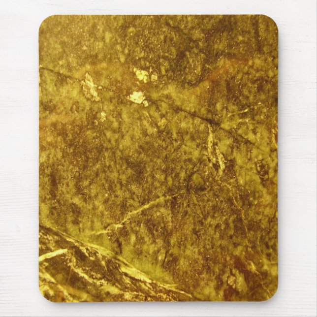 Gold Marble Mouse Pad (Front)