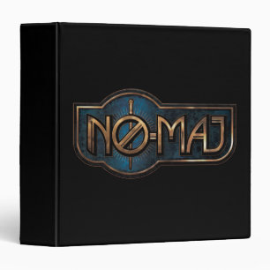 Gold & Marble NO-MAJ™ Badge 3 Ring Binder