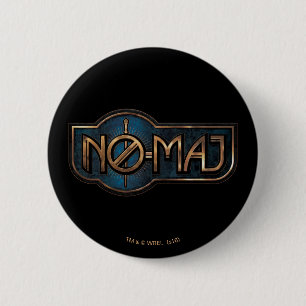 Gold & Marble NO-MAJ™ Badge Button