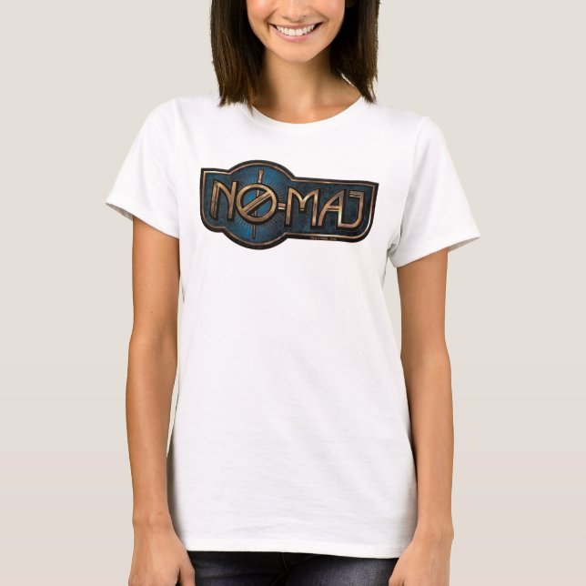 Gold & Marble NO-MAJ™ Badge T-Shirt (Front)