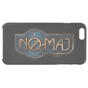Gold & Marble NO-MAJ™ Badge Clear iPhone 6 Plus Case