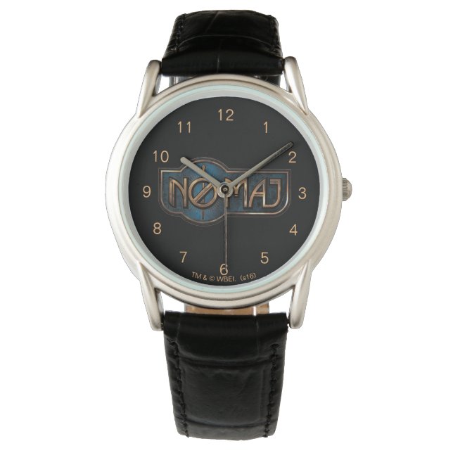 Gold & Marble NO-MAJ™ Badge Watch (Front)