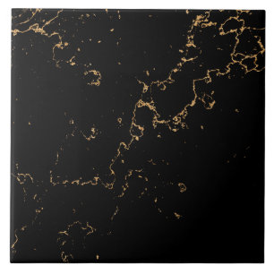 Gold Marble Pattern Ceramic Tile