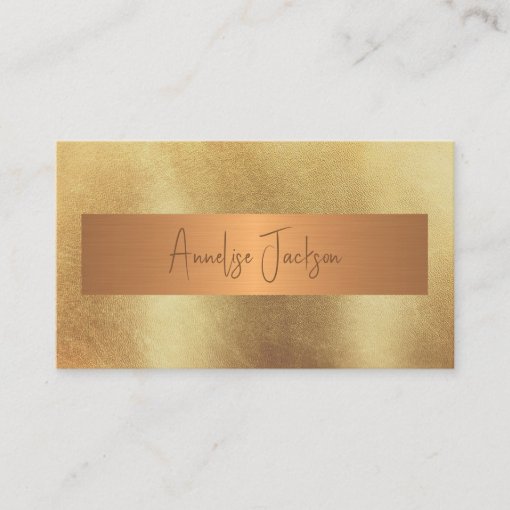 Gold marble QR CODE luxury beauty salon Business Card | Zazzle