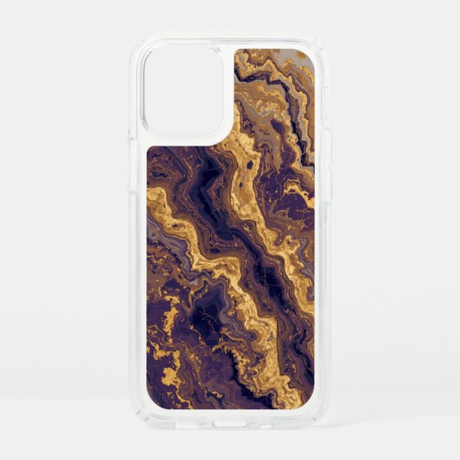 Gold Marble Texture Phone Case (Front)