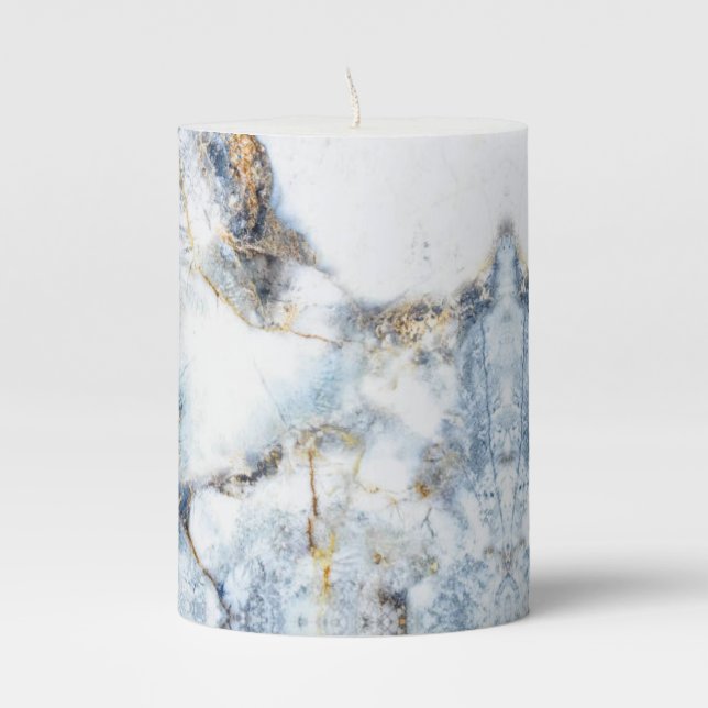 Gold Marble Textured Candle (Front)