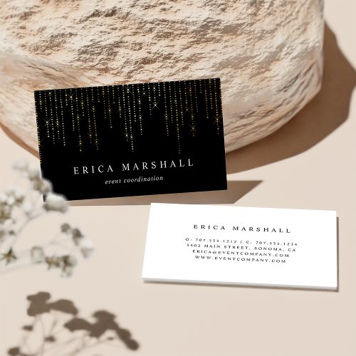 Gold Marquee Business Card