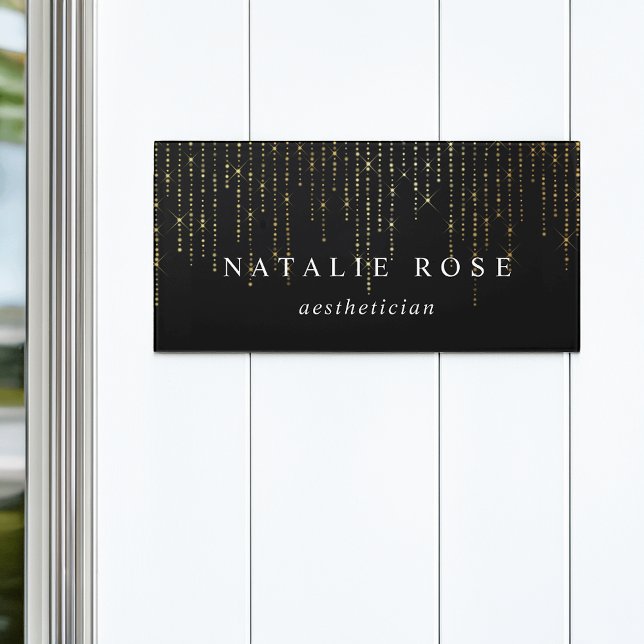 Gold Marquee Personalized Door Sign (Creator Uploaded)