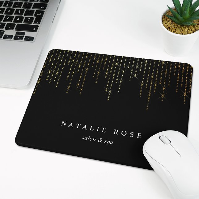 Gold Marquee Personalized Mouse Pad (Creator Uploaded)