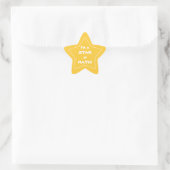 Gold Math Star Student Star Sticker (Bag)