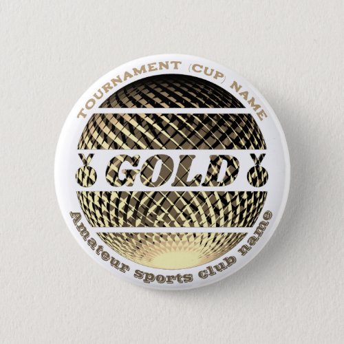 Gold medal 1st place winner  button